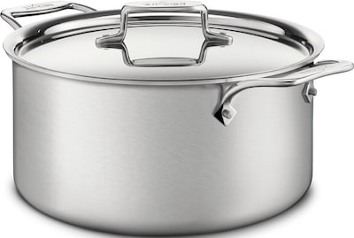 Foto 1 | Stockpot All-clad D5 De Acero Inoxidable Cepillado De 5 Capas, 8 Litros - Venta Internacional.