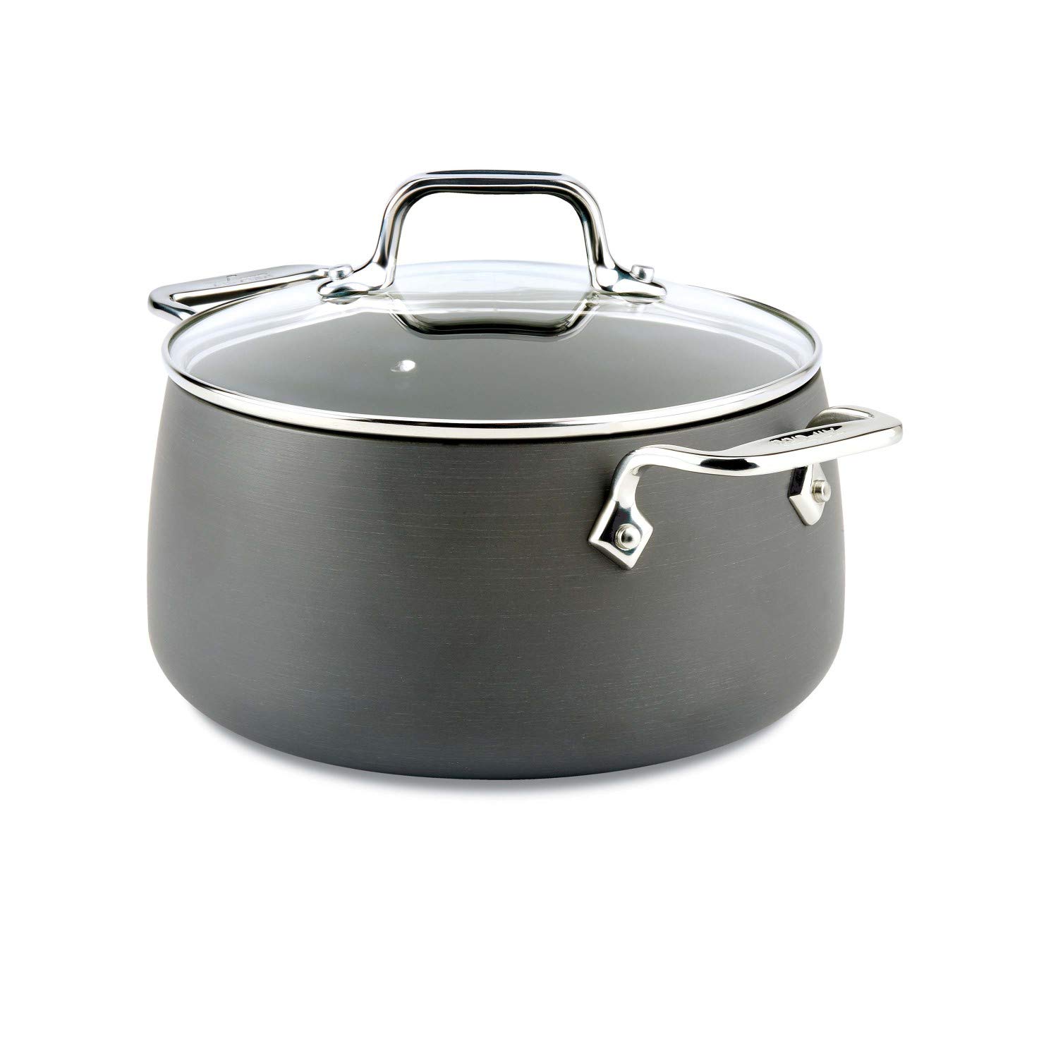 Sistema De Inducción Stockpot All-clad Ha1, Anodizado Duro, Antiadherente, 4 Litros - Venta Internacional.