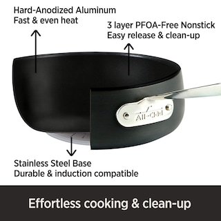 Foto 2 | Sistema De Inducción Stockpot All-clad Ha1, Anodizado Duro, Antiadherente, 4 Litros - Venta Internacional.