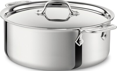 Foto 1 | Stockpot All-clad D3 De Acero Inoxidable De 3 Capas, 6 Litros, Con Tapa Cepillada - Venta Internacional.