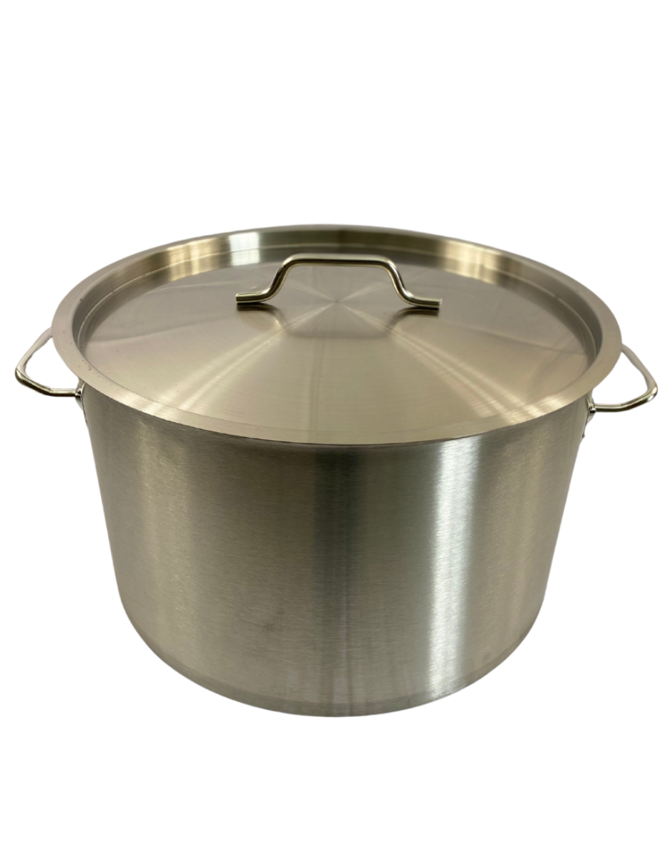 Media Olla De Acero Inoxidable 58 Litros Industrial Profesional