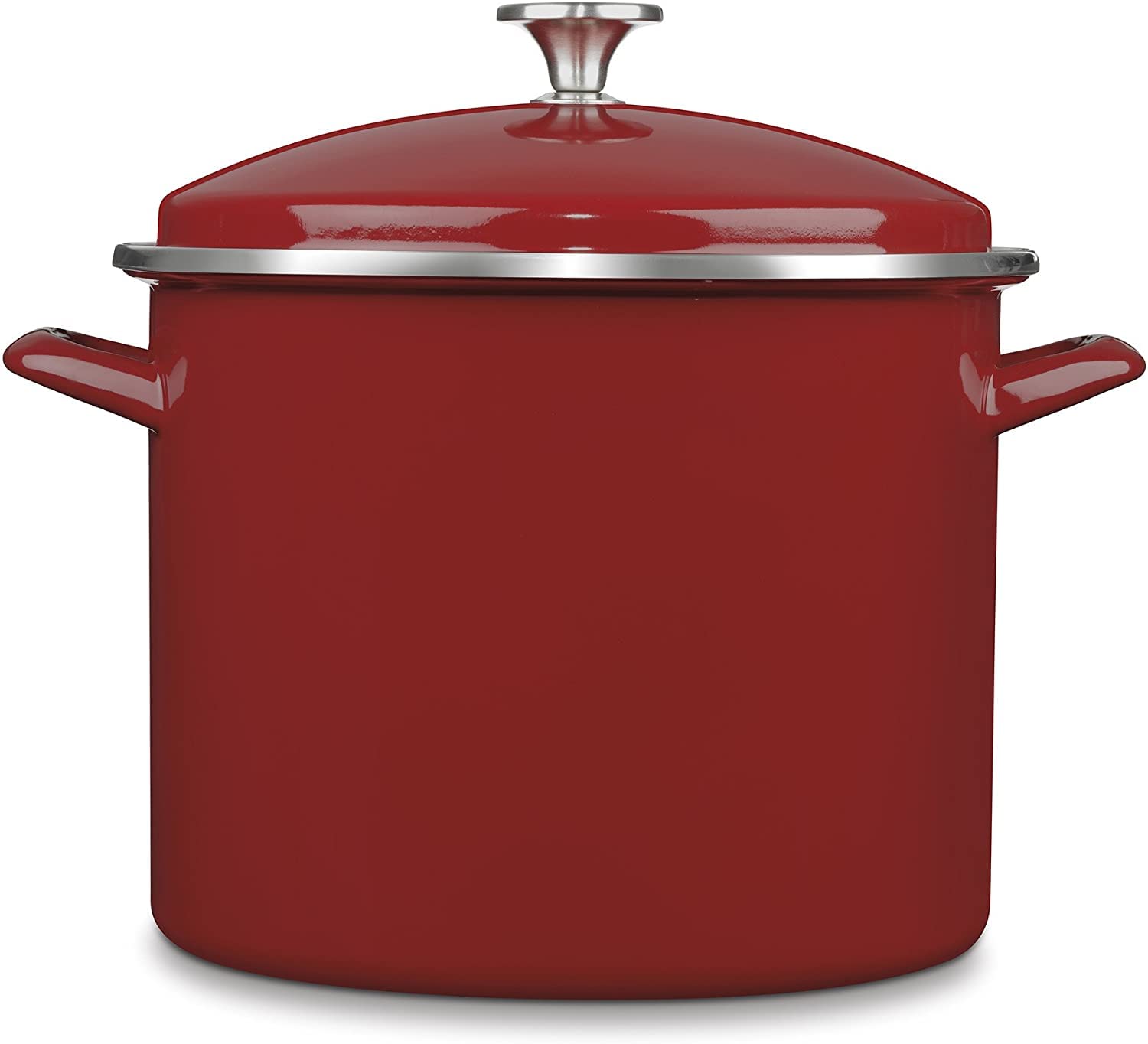 Foto 2 pulgar | Olla Stockpot Cuisinart Eos126-28r Chef's Classic Steel 12 L Roja - Venta Internacional.