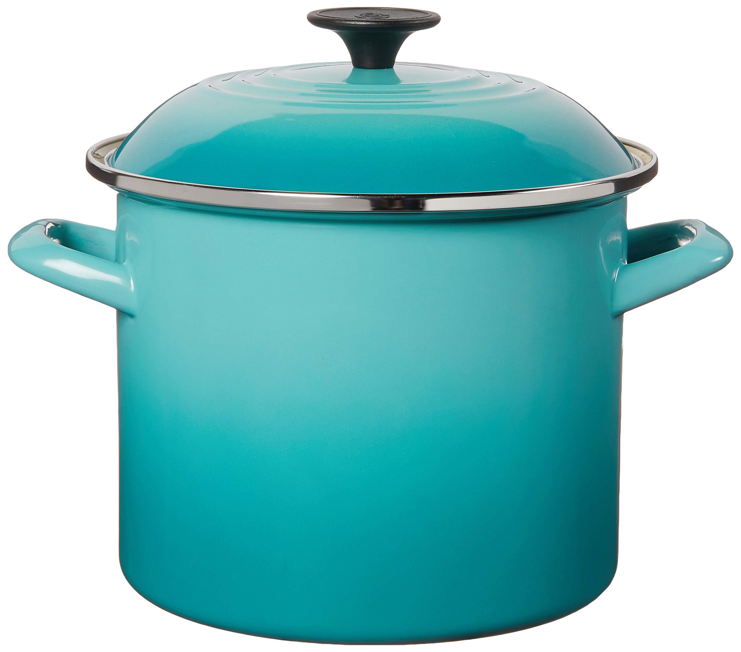 Foto 3 pulgar | Stockpot Le Creuset, Esmalte Sobre Acero, 6 Litros, Azul Caribeño - Venta Internacional.