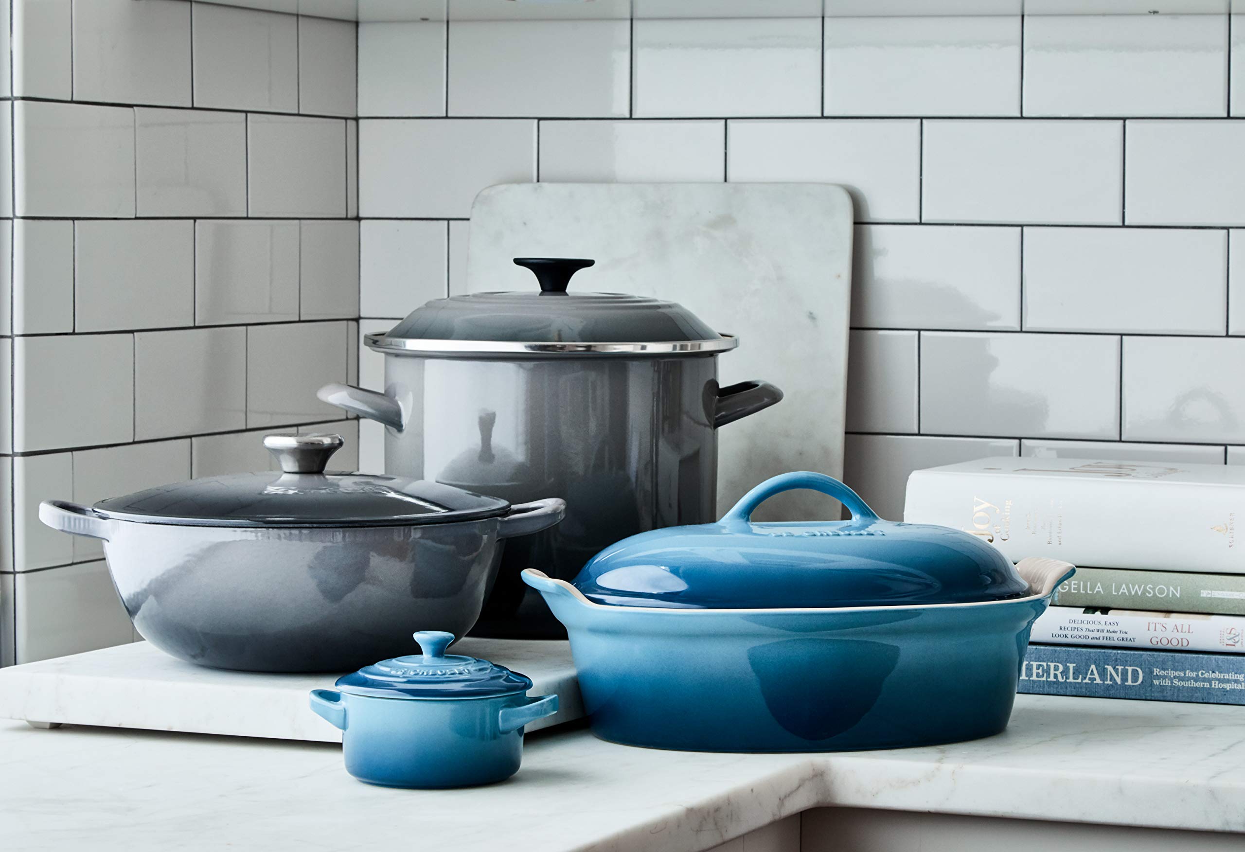 Foto 4 pulgar | Oyster Stockpot Le Creuset Esmaltado Sobre Acero, 8 Litros - Venta Internacional.