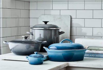 Foto 3 | Oyster Stockpot Le Creuset Esmaltado Sobre Acero, 8 Litros - Venta Internacional.