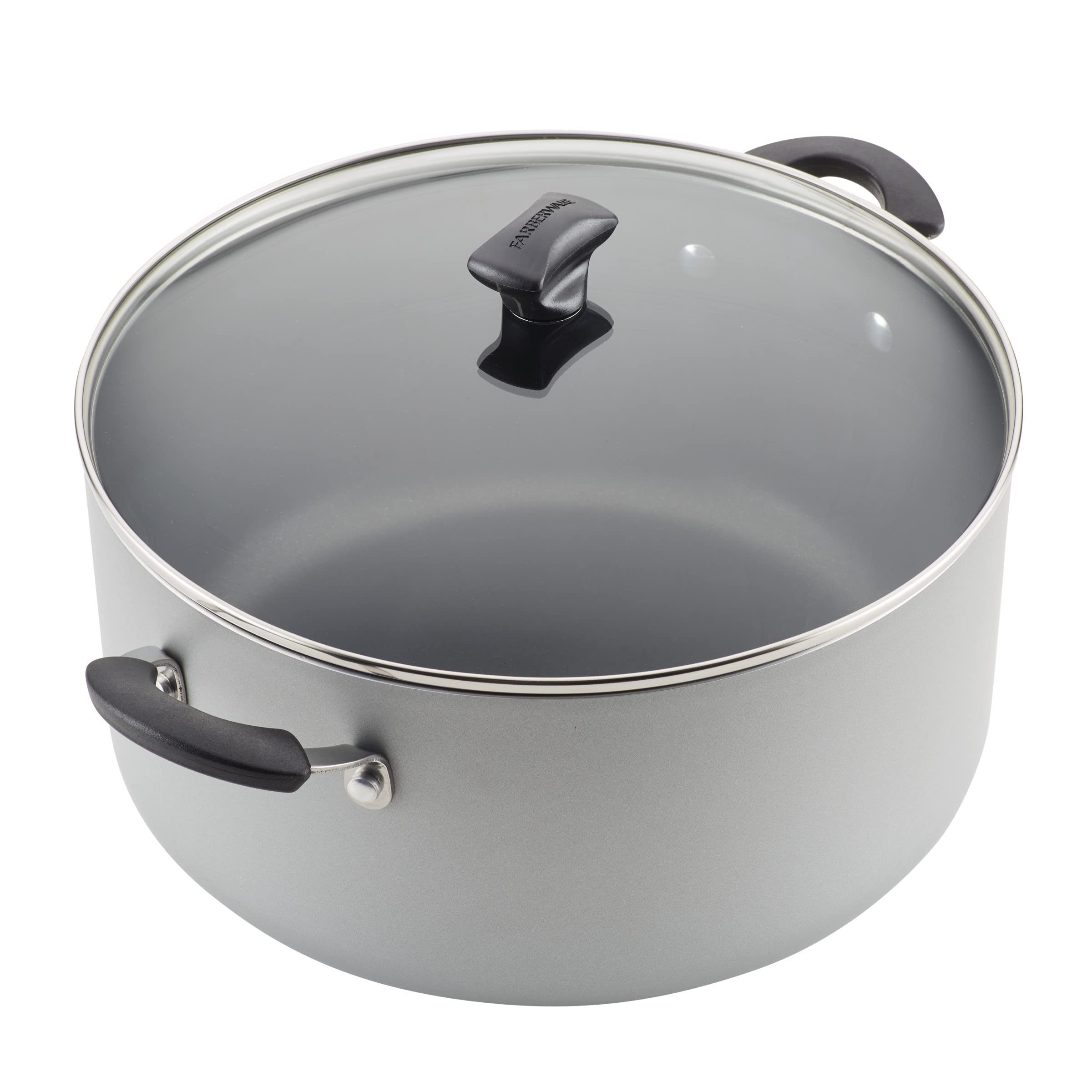 Foto 7 pulgar | Antiadherente Stockpot Farberware Con Tapa, 10.5 Cuartos De Galón, Plata - Venta Internacional.