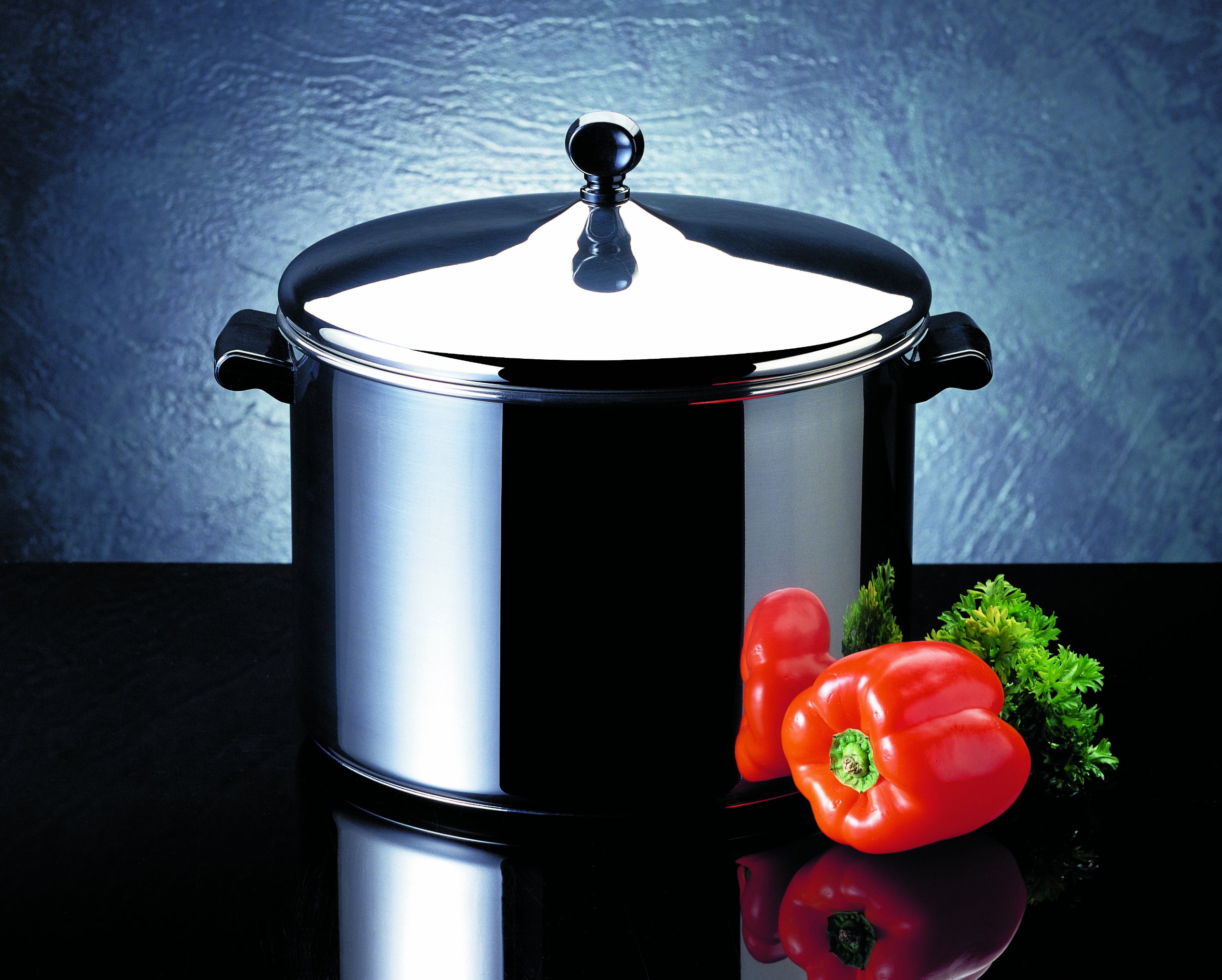 Foto 3 pulgar | Stockpot Farberware Classic De Acero Inoxidable De 8 Litros Con Tapa Plateada - Venta Internacional.