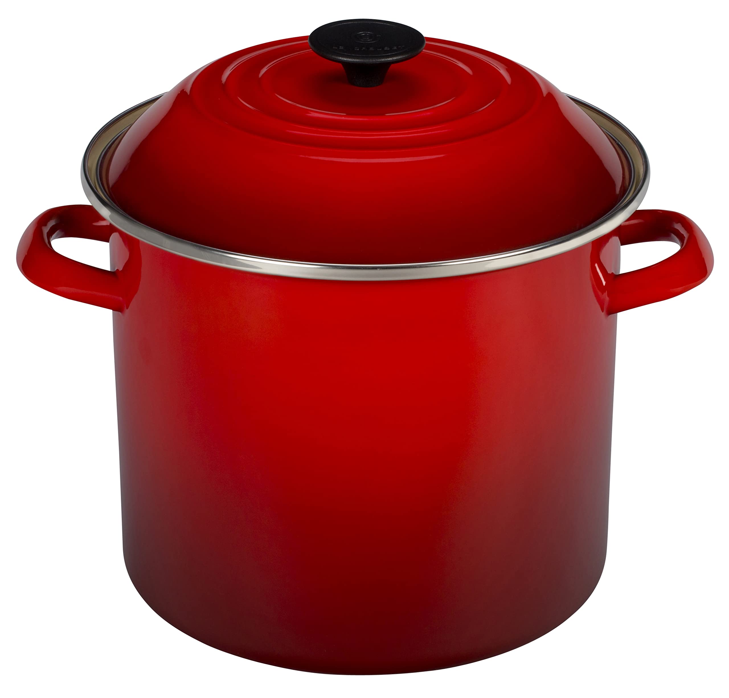 Foto 2 pulgar | Stockpot Le Creuset Esmaltado Sobre Acero, 10 L, Color Cereza - Venta Internacional.