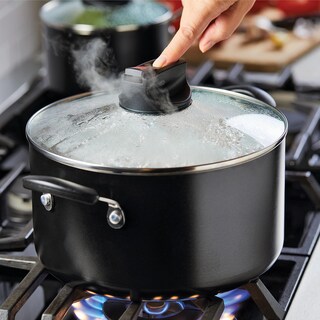 Foto 2 | Stock Pot Farberware Smart Control, Antiadherente, 6 Litros, Con Tapa, Color Negro - Venta Internacional.