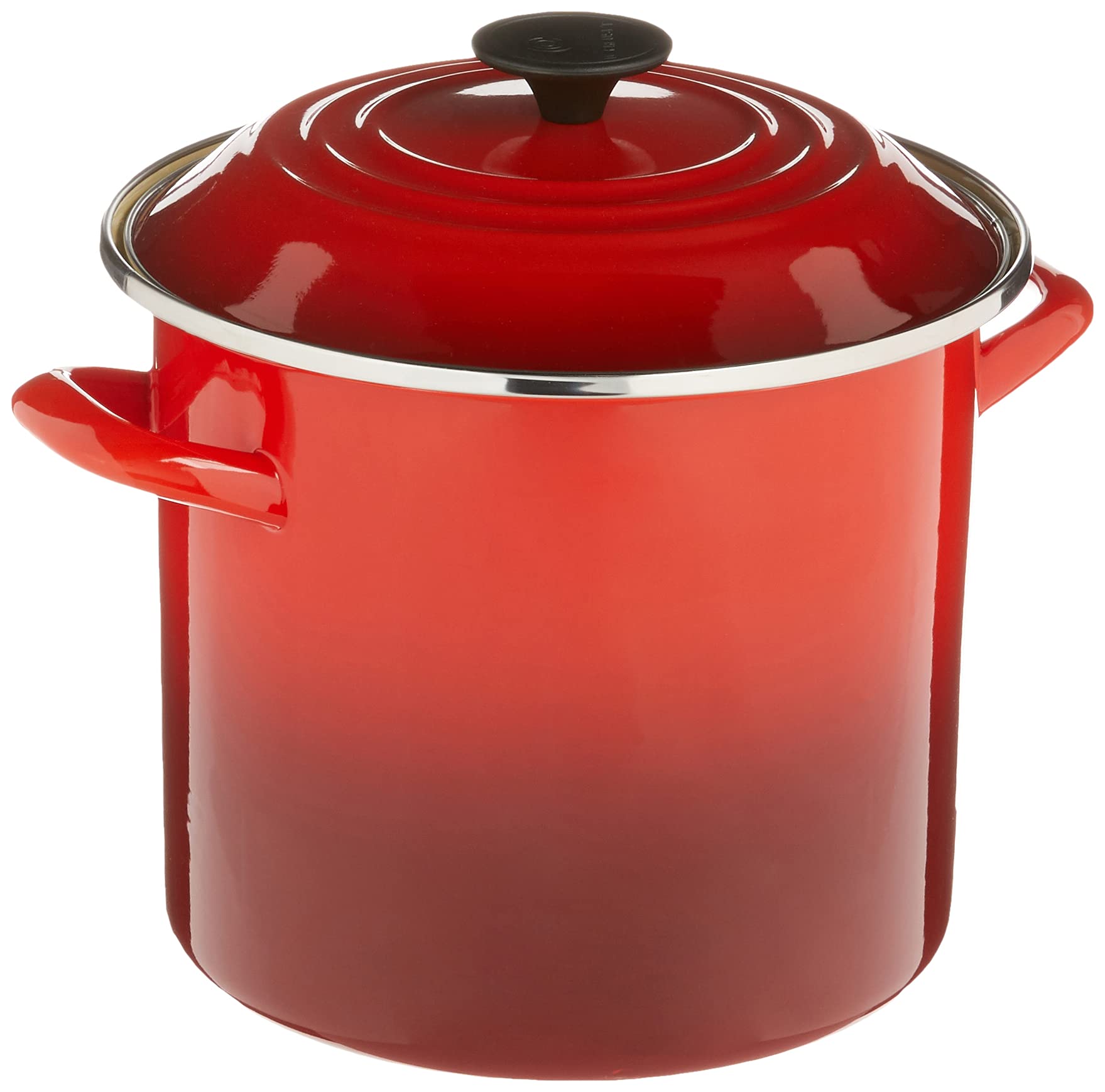 Foto 2 pulgar | Stockpot Le Creuset Esmaltado Sobre Acero, 8 L, Color Cereza - Venta Internacional.