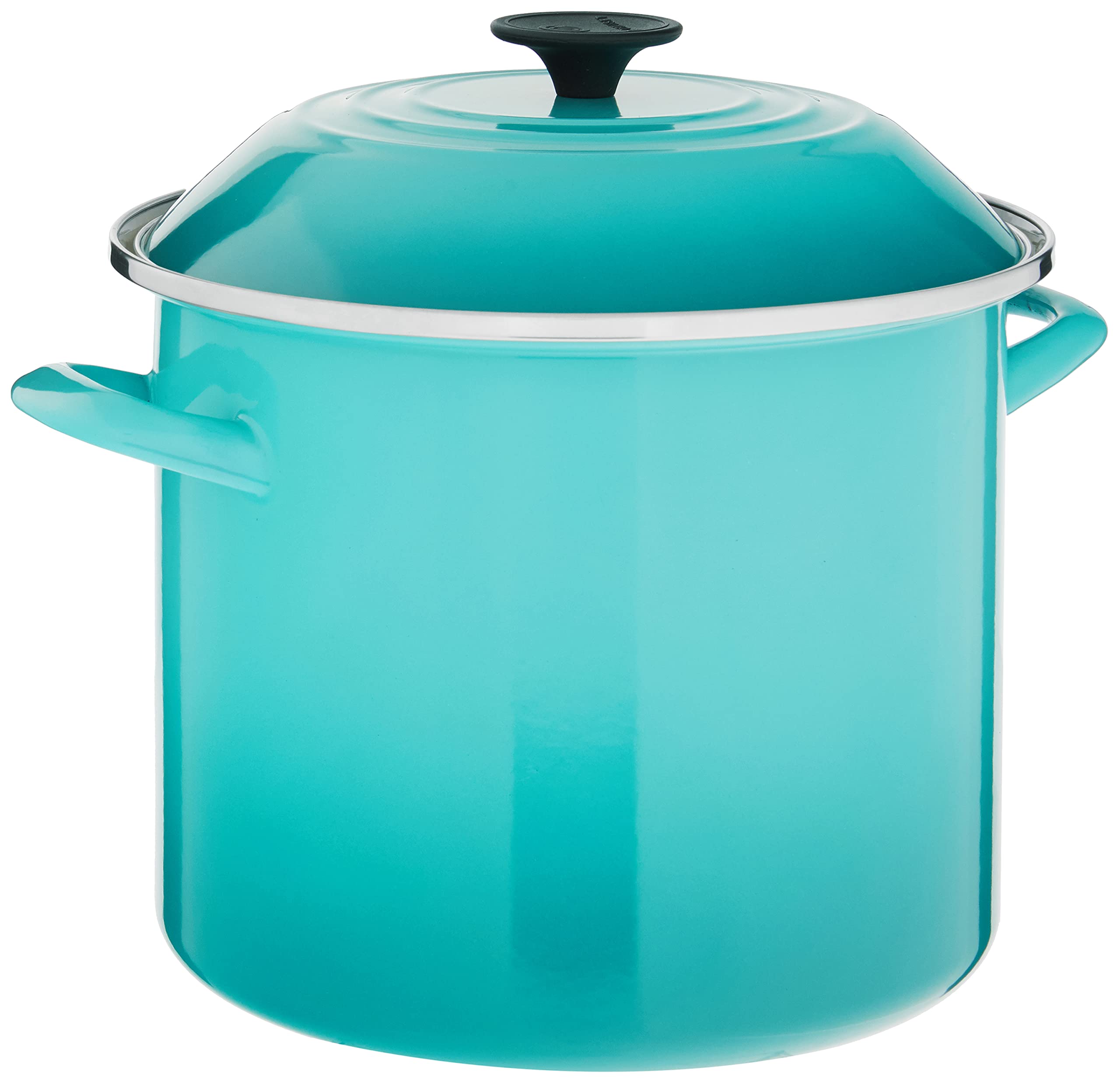 Foto 2 pulgar | Stockpot Le Creuset, Esmalte Sobre Acero, 10 Litros, Azul Caribeño - Venta Internacional.