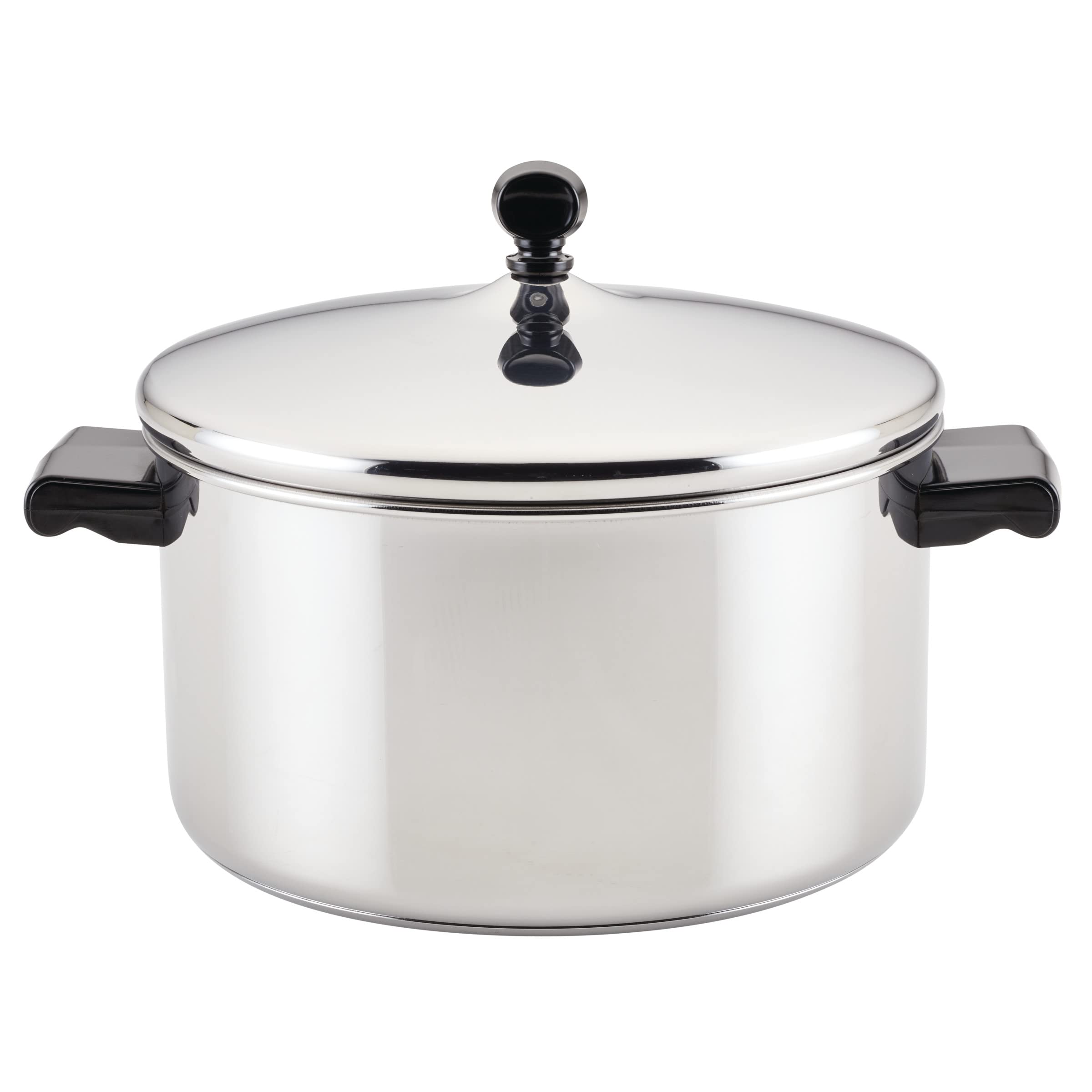 Foto 2 pulgar | Stockpot Farberware Classic De Acero Inoxidable De 6 Litros Con Tapa Plateada - Venta Internacional.