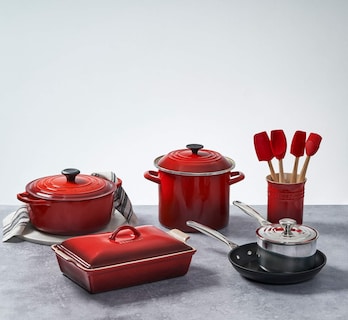 Foto 2 | Stockpot Le Creuset Esmaltado Sobre Acero, 6 L, Color Cereza - Venta Internacional.