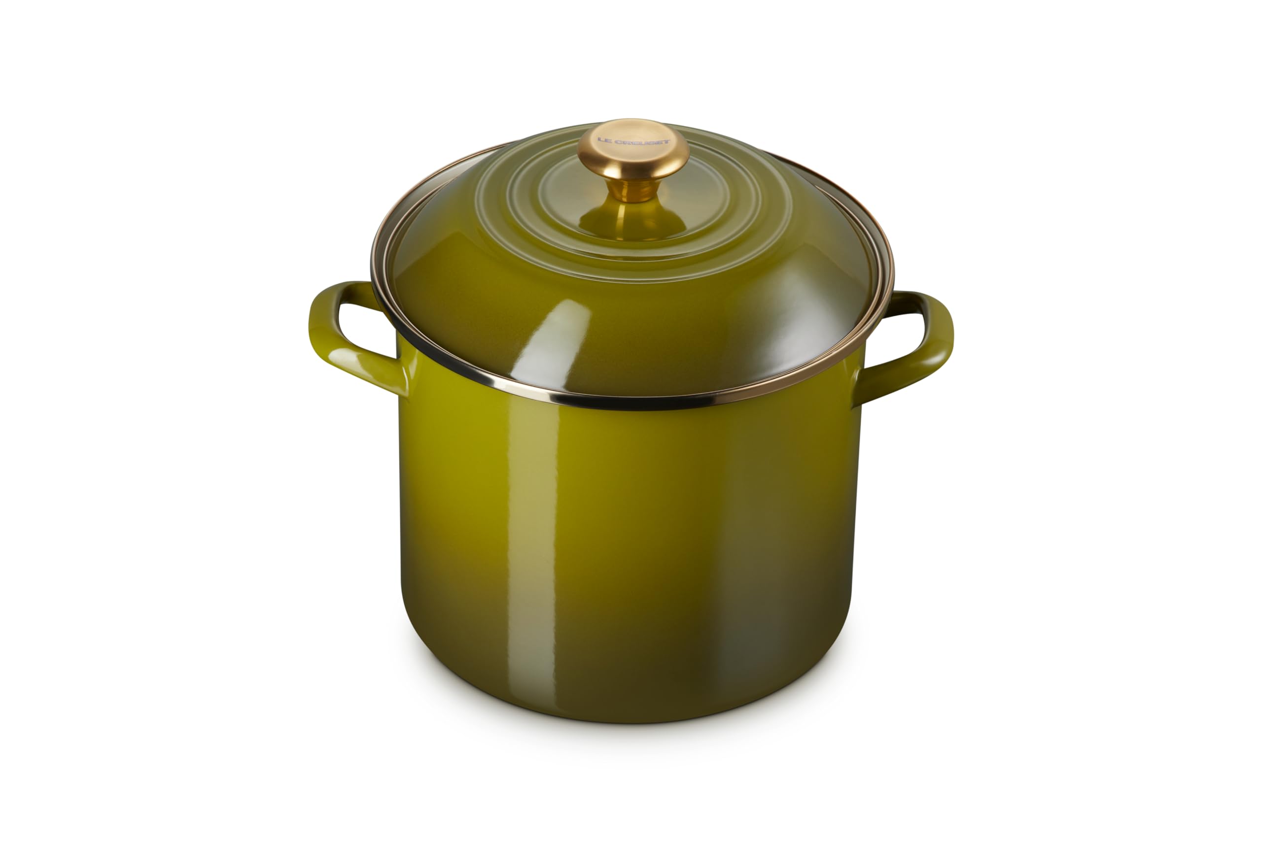 Foto 2 pulgar | Stockpot Le Creuset Esmaltado Sobre Acero, 10 L, Verde Oliva - Venta Internacional.