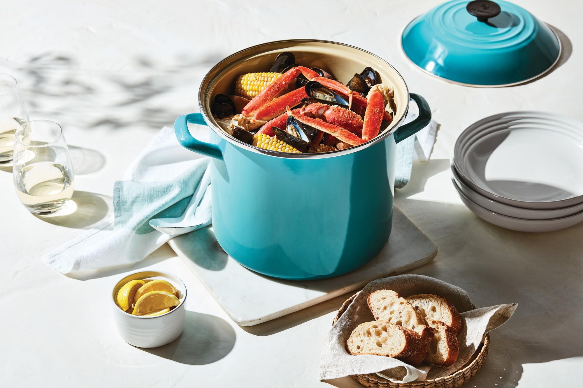 Foto 5 pulgar | Stockpot Le Creuset Esmaltado Sobre Acero, 10 L, Verde Oliva - Venta Internacional.