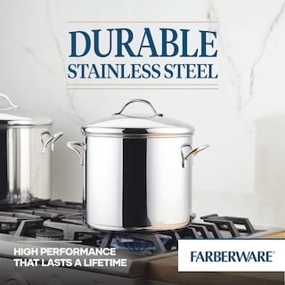 Foto 4 | Olla Farberware Classic De Acero Inoxidable De 12 Litros Con Tapa - Venta Internacional.