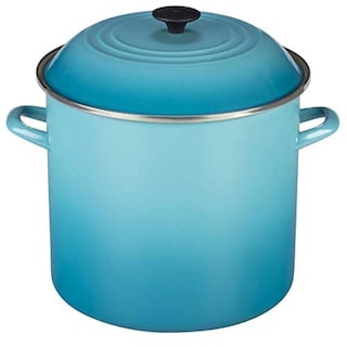 Foto 1 | Stockpot Le Creuset, Esmalte Sobre Acero, 16 L, Azul Caribeño - Venta Internacional.
