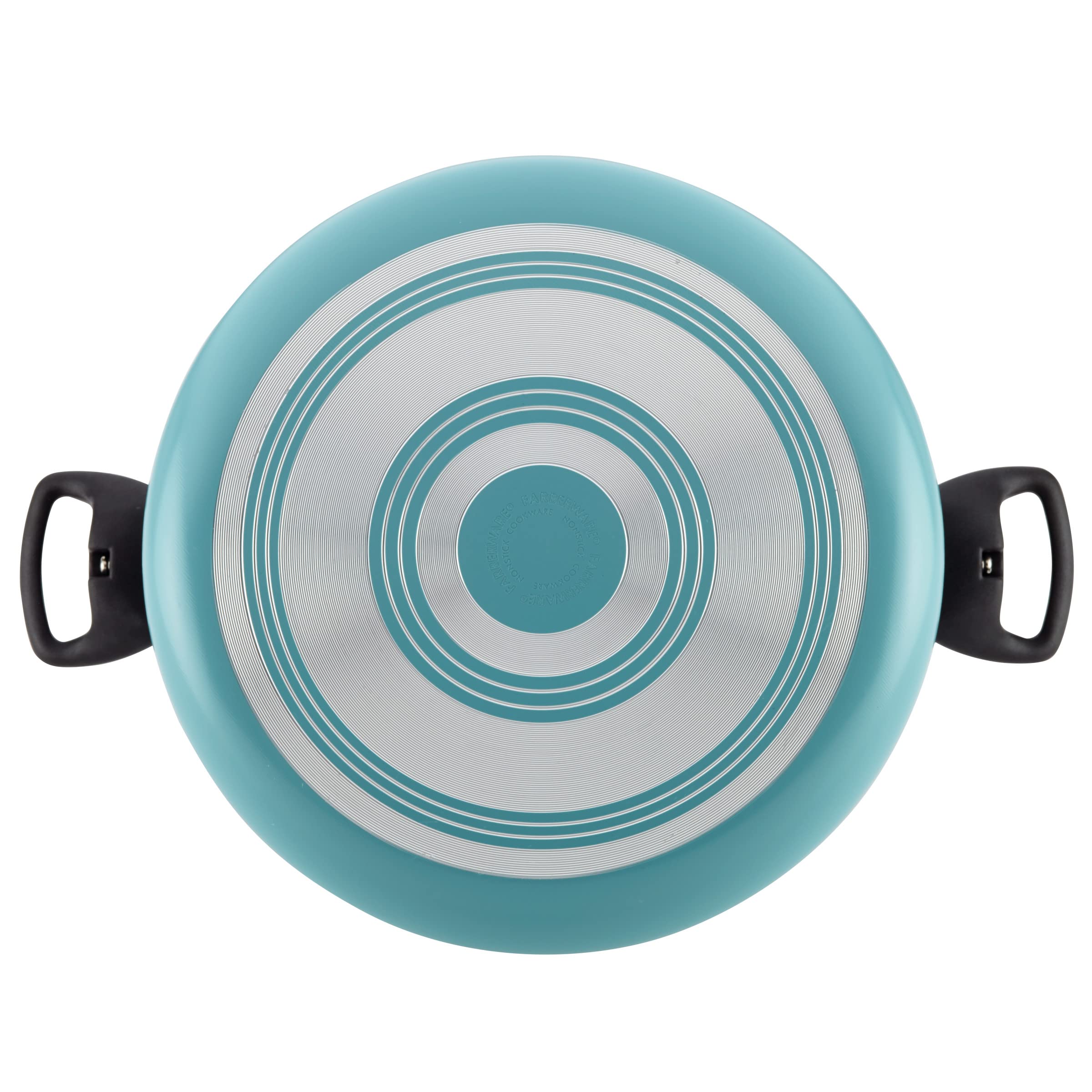 Foto 8 pulgar | Antiadherente Stockpot Farberware Con Tapa, 10.5 Cuartos De Galón, Color Aguamarina - Venta Internacional.