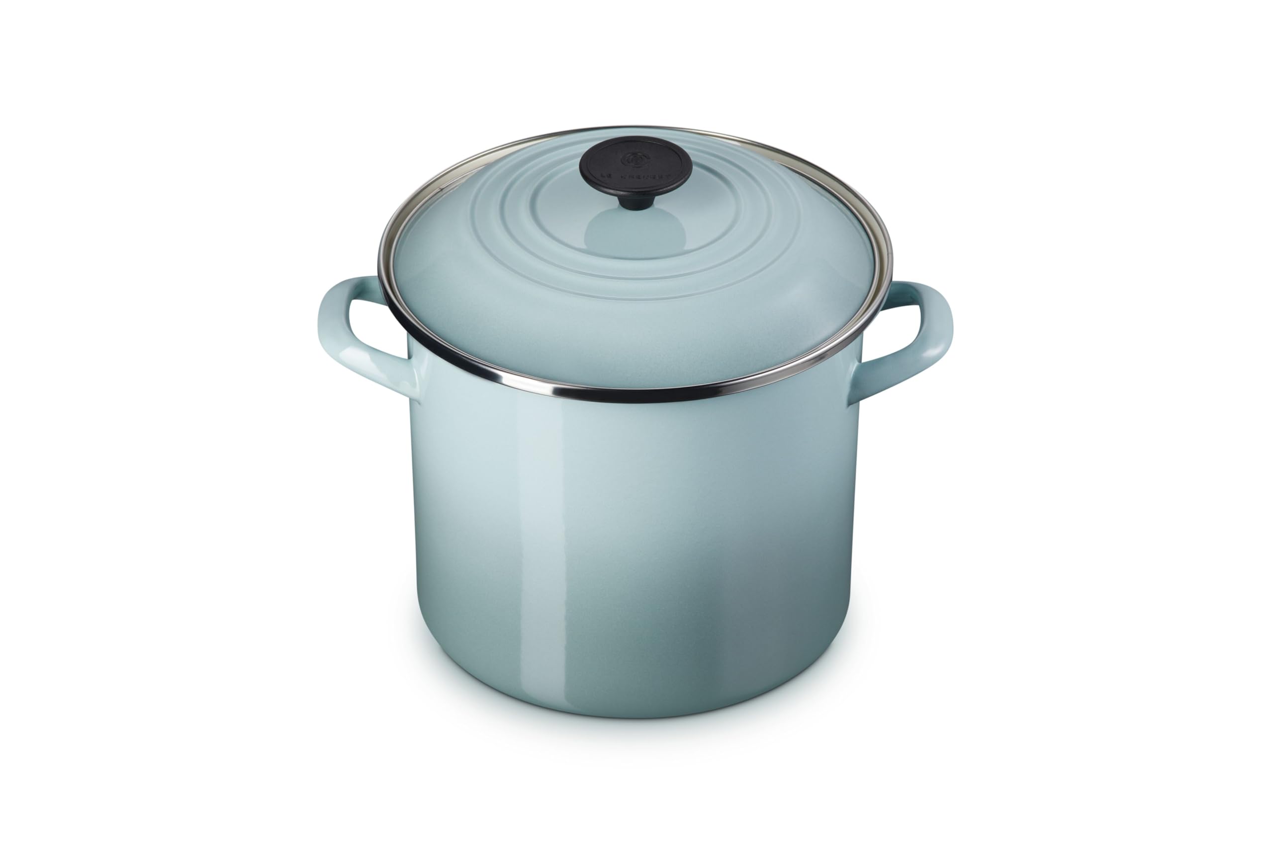 Foto 2 pulgar | Sal Marina Stockpot Le Creuset Esmaltada Sobre Acero, 8 Litros, Con Tapa - Venta Internacional.