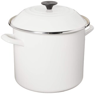 Foto 1 | Stockpot Le Creuset, Esmalte Sobre Acero, 10 Litros, Color Blanco - Venta Internacional.