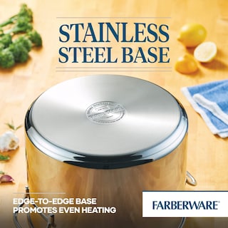 Foto 4 | Olla Clásica Farberware De Acero Inoxidable De 16 Litros Con Tapa - Venta Internacional.