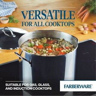Foto 5 | Olla Clásica Farberware De Acero Inoxidable De 16 Litros Con Tapa - Venta Internacional.