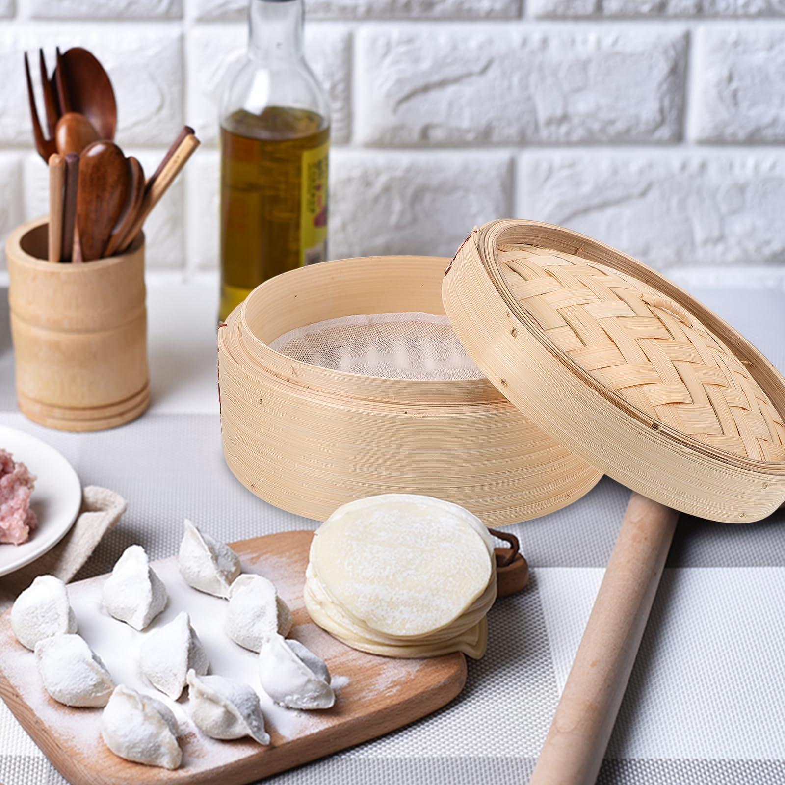 Foto 4 pulgar | Vaporizadores De Bambú Feltechelectr Para Dim Sum Y Postres Chinos - Venta Internacional.