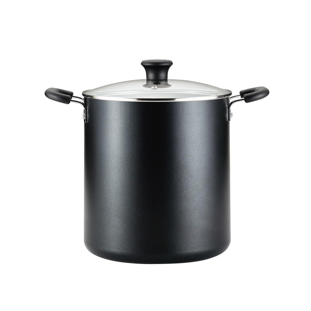 Foto 2 pulgar | Antiadherente Stockpot T-fal Specialty Con Tapa, 12 L, Apto Para Horno, Negro - Venta Internacional.