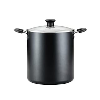 Foto 1 | Antiadherente Stockpot T-fal Specialty Con Tapa, 12 L, Apto Para Horno, Negro - Venta Internacional.