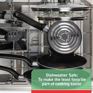 Foto 6 | Antiadherente Stockpot T-fal Specialty Con Tapa, 12 L, Apto Para Horno, Negro - Venta Internacional.