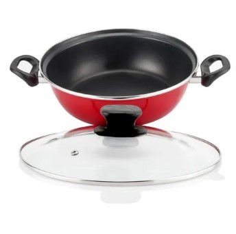 Foto 2 | Arrocera Magefesa Coral 26 Cm 2.8 L Tapa Vidrio Rojo