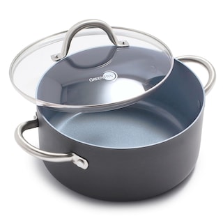 Foto 1 | Olla Greenpan Lima Dura Anodizada De 5 Cuartos De Galón Con Tapa Gris - Venta Internacional.