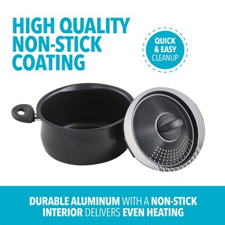 Foto 4 | Olla Para Pasta Bialetti De 5,2 Litros Con Tapa De Colador Y Asas Resistentes Al Calor - Venta Internacional.