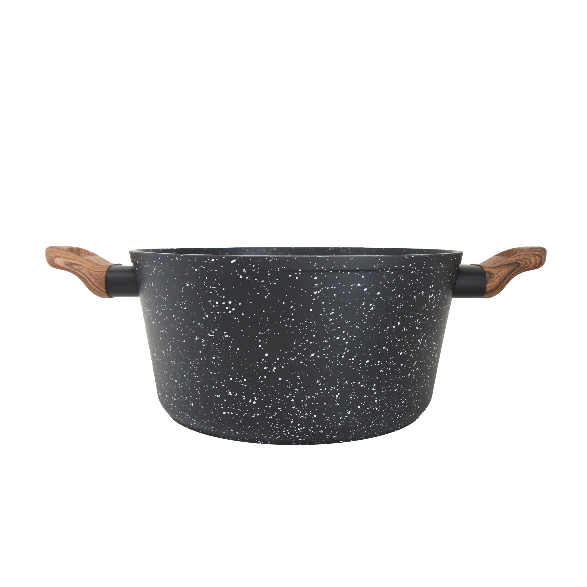 Foto 5 | Cacerola Antiadherente Westinghouse De Marmol Negro Madera 24 Cm