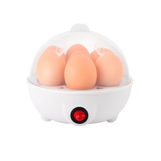 Foto 1 | Vaporera Eléctrica Multiusos Para Huevos Y Verduras Color Blanco– Práctica Y Compacta