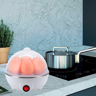 Foto 3 | Vaporera Eléctrica Multiusos Para Huevos Y Verduras Color Blanco– Práctica Y Compacta