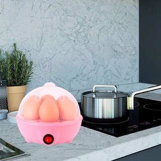 Foto 3 | Vaporera Eléctrica Multiusos Para Huevos Y Verduras Color Rosa– Práctica Y Compacta