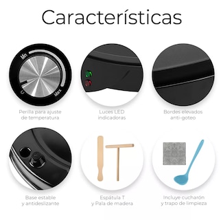 Foto 4 | Crepera Eléctrica Belug con Antiadherente 30 cm Premium Negra