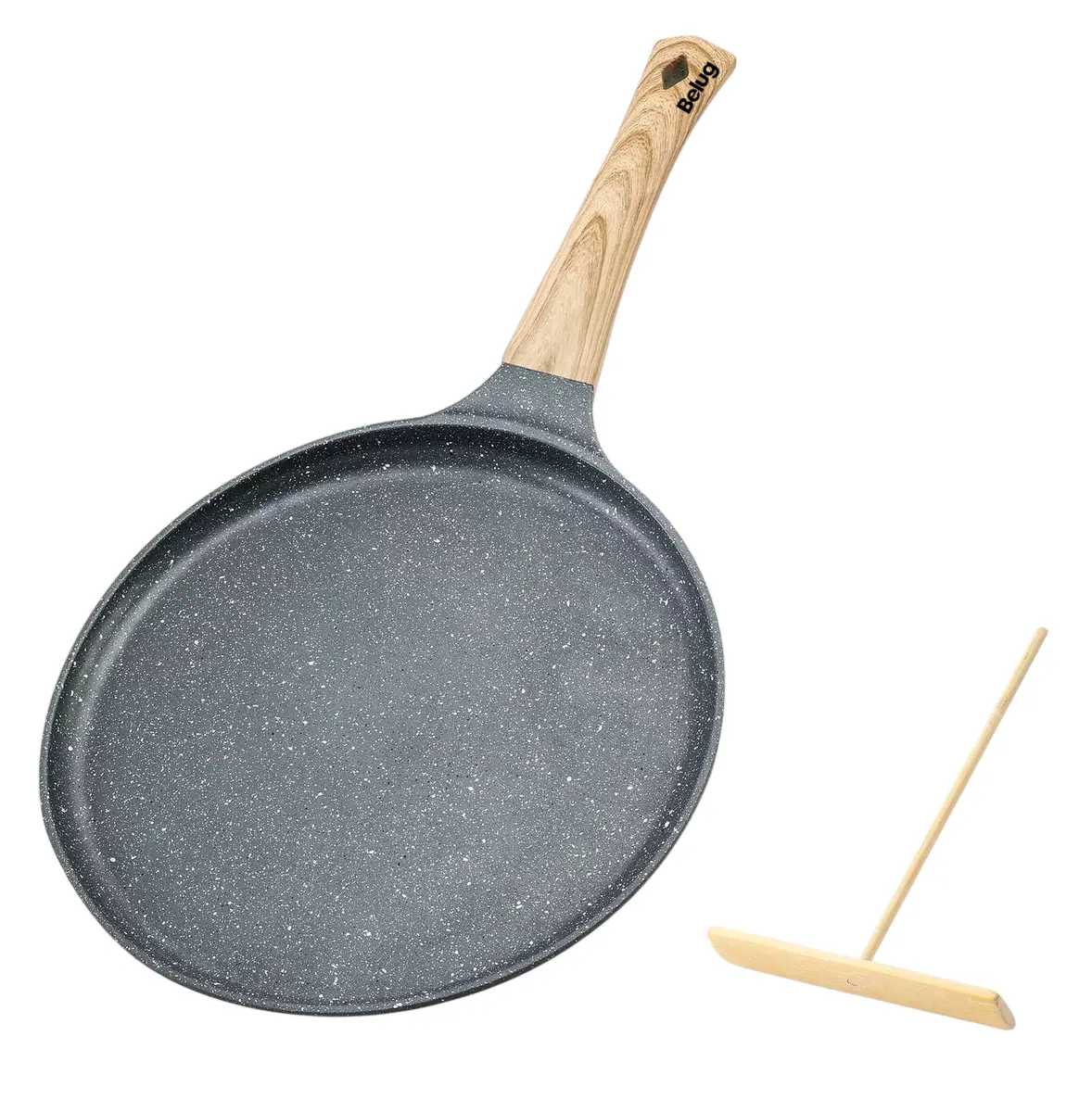 Foto 1 | Sartén Para Crepera Belug Con Revestimiento Antiadherente 20 Cm Negro