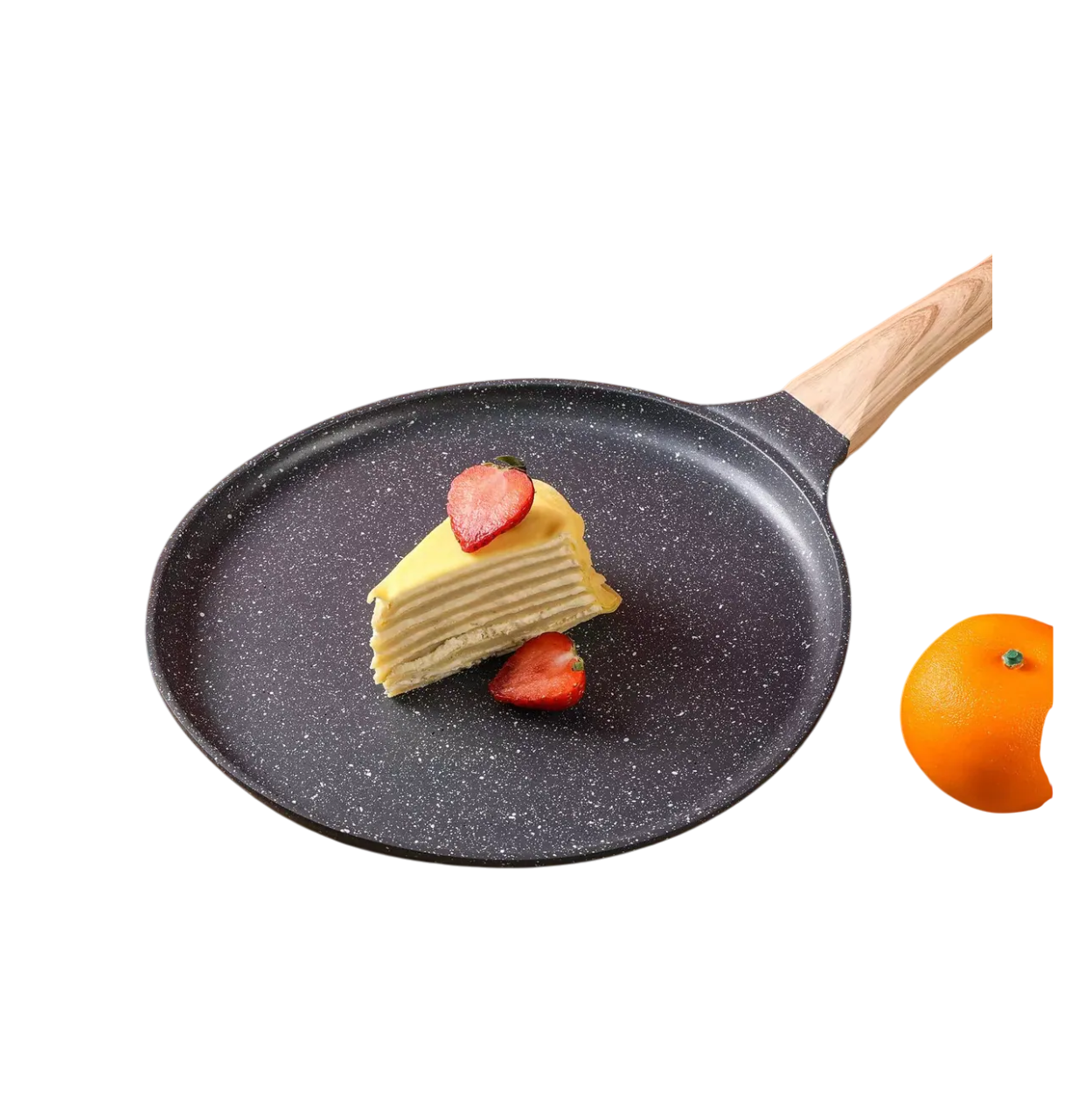 Foto 5 pulgar | Sartén Para Crepera Belug Con Revestimiento Antiadherente 20 Cm Negro