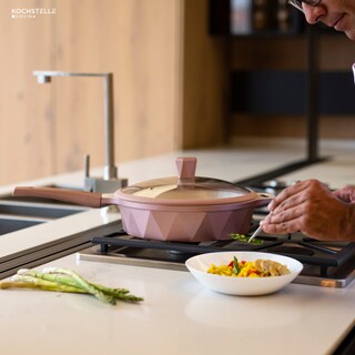 Foto 8 | KOCHSTELLE Batería de Cocina Serenity Color Rosa Antiadherente de 13 piezas