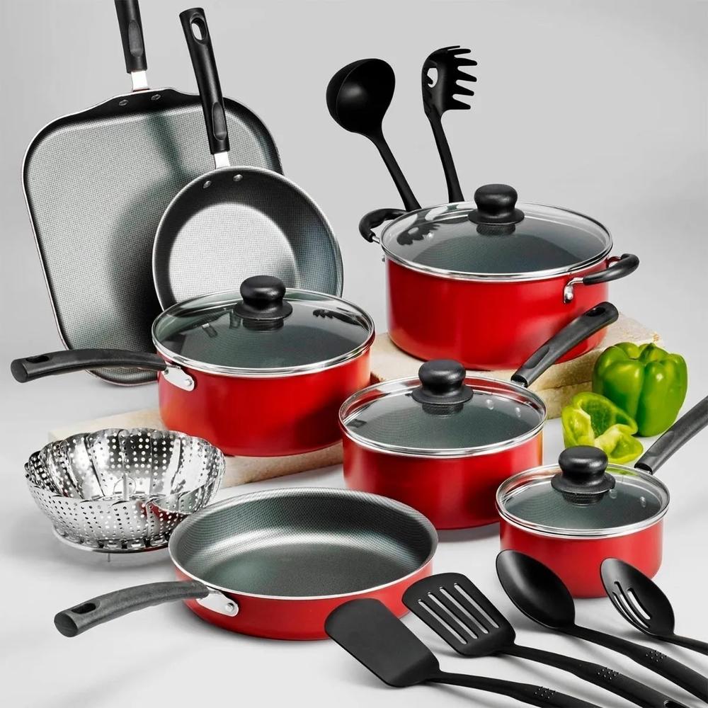 Foto 5 pulgar | Batería de Cocina Tramontina Primaware color Rojo 18 Piezas