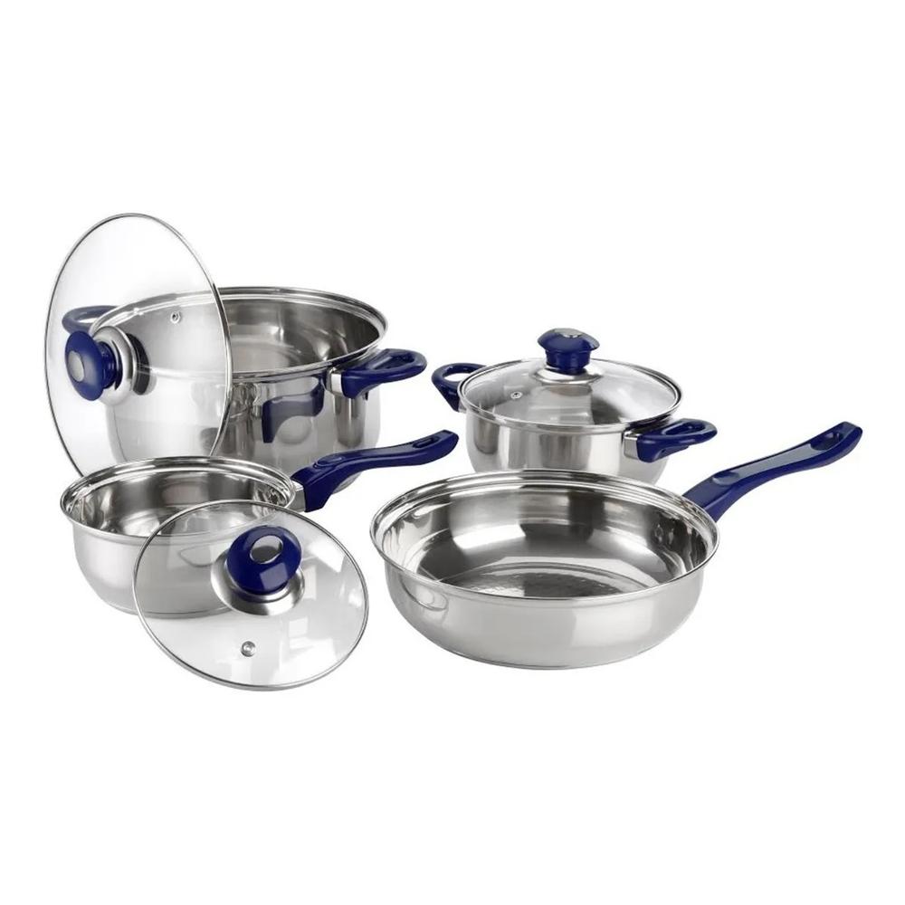 Batería de Cocina Magefesa Coraza Plata 7 Piezas