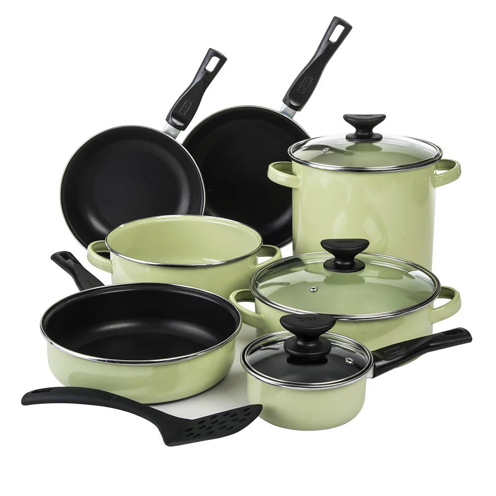 Batería de Cocina Cinsa color Verde Antiadherente 11 Piezas