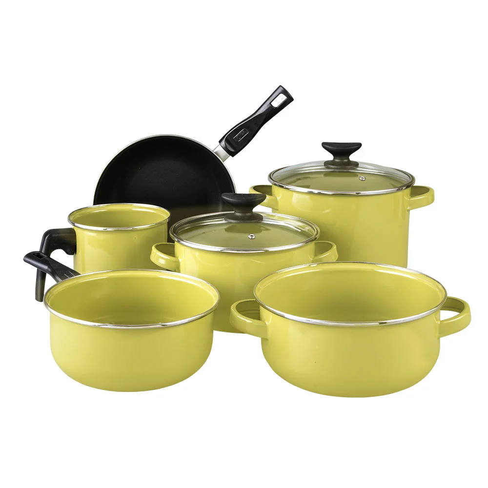 Batería de Cocina Cinsa color Verde Antiadherente 8 Piezas