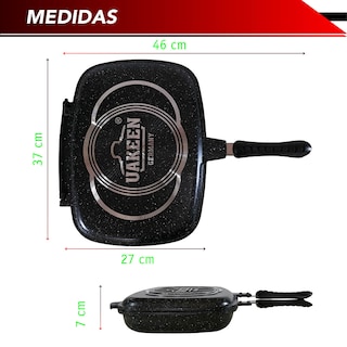 Foto 3 | Sartén Doble Rd Royal Cook Cara Antiadherente