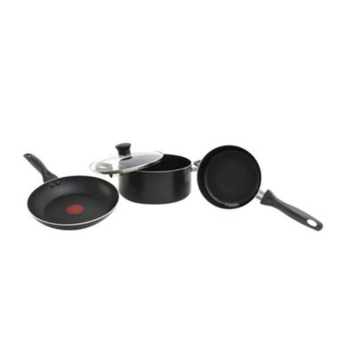 Foto 3 pulgar | Set T-fal Family Cook 5 Pzs color Negro Juego Sartén Olla Cacerola