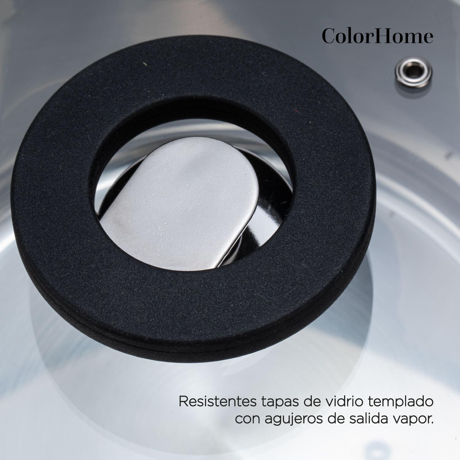 Foto 5 pulgar | Batería De Cocina Tricapa Set Contenedores Herméticos ColorHome 18pzas