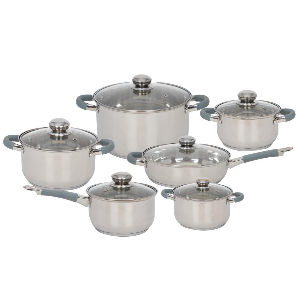 Batería de Cocina ColorHome 12 Piezas