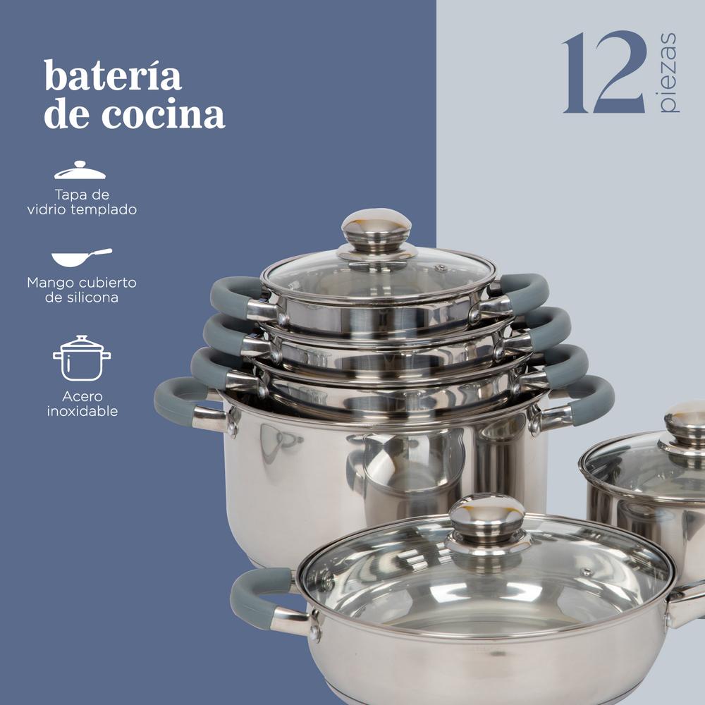 Foto 3 pulgar | Batería de Cocina ColorHome 12 Piezas